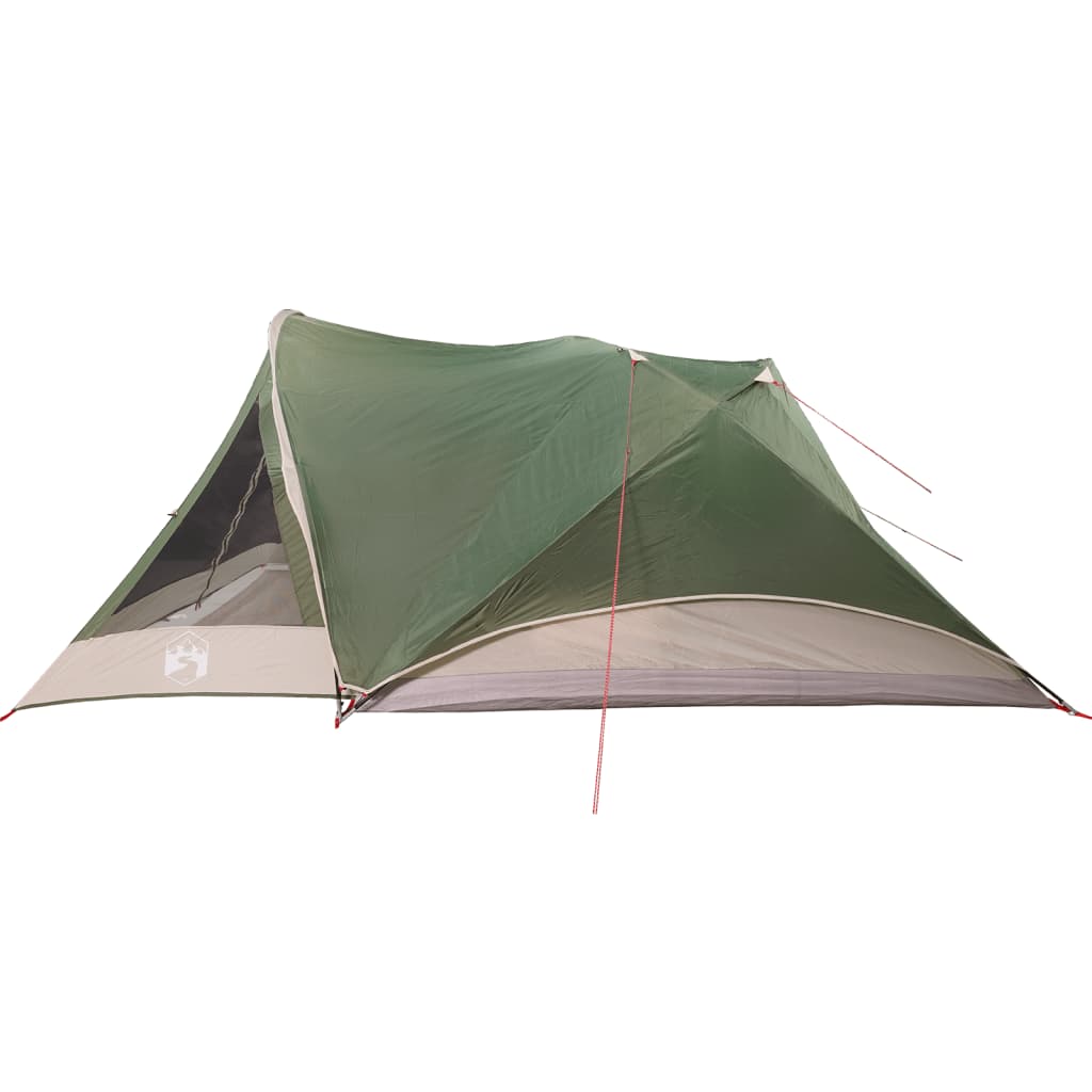 vidaXL Family Tent Cabin 6-Person Green Waterproof