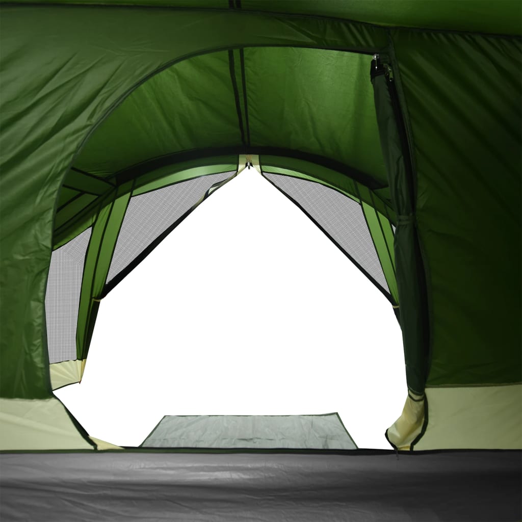 vidaXL Family Tent Cabin 6-Person Green Waterproof