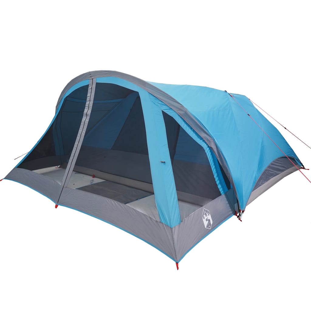 vidaXL Family Tent Cabin 6-Person Blue Waterproof