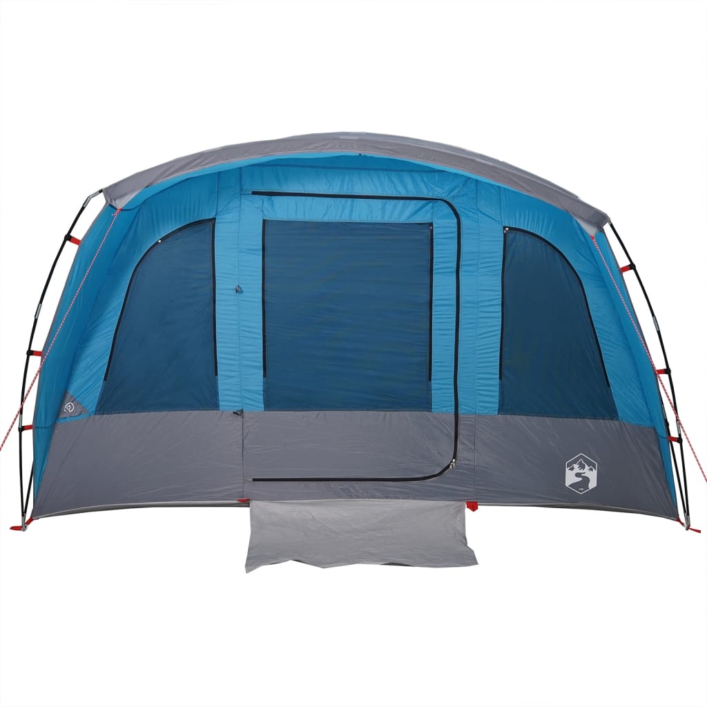 vidaXL Family Tent Tunnel 8-Person Blue Waterproof