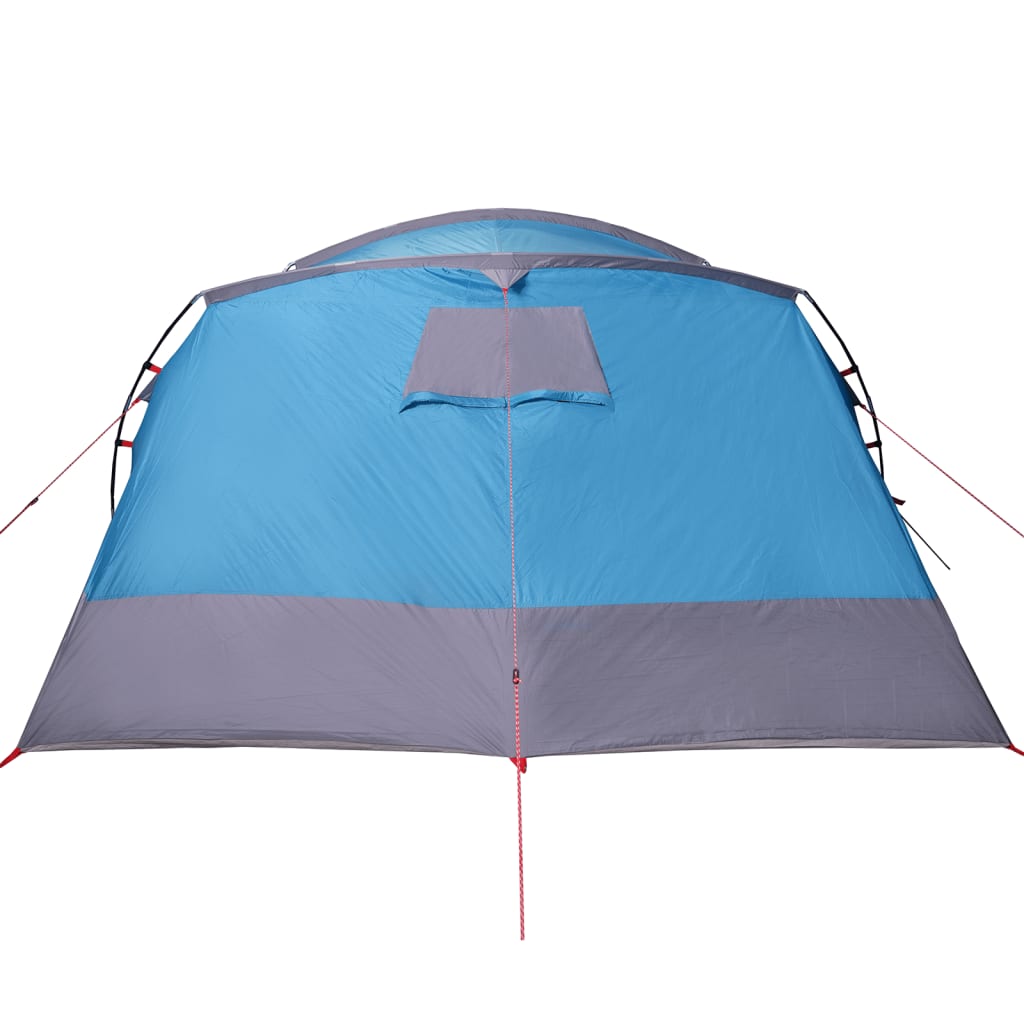 vidaXL Family Tent Tunnel 8-Person Blue Waterproof