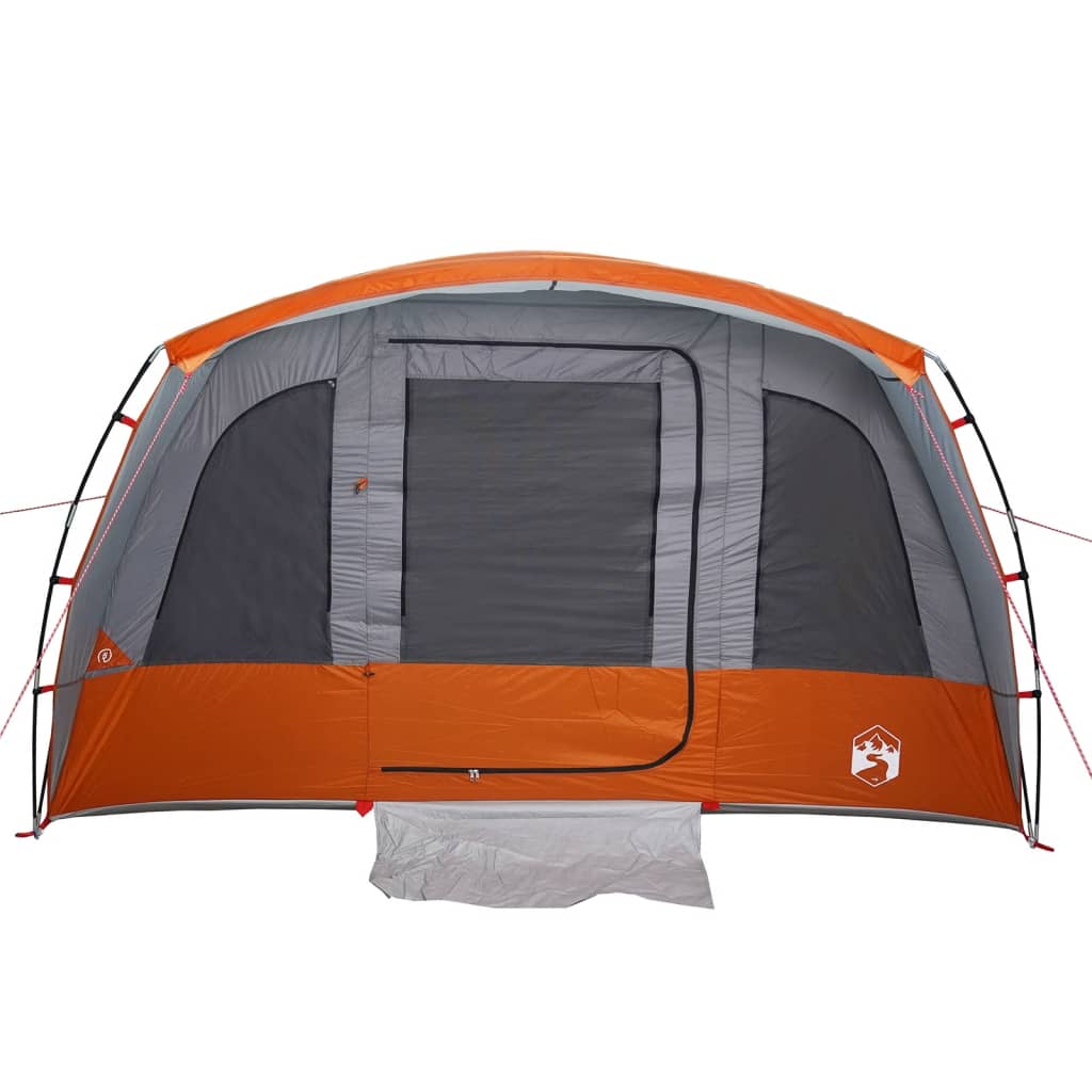 vidaXL Family Tent Tunnel 8-Person Grey Waterproof