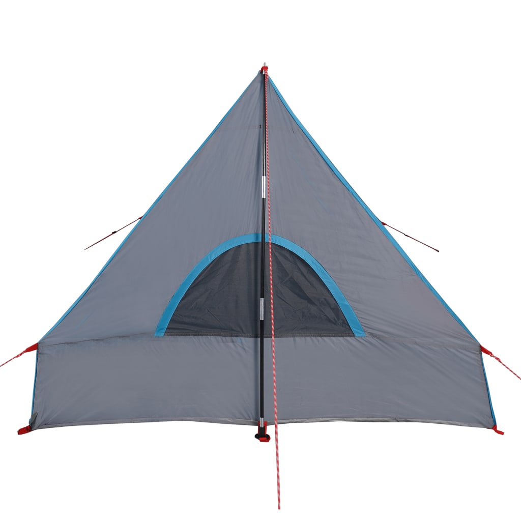 vidaXL Camping Tent A-Frame 2-Person Blue Waterproof