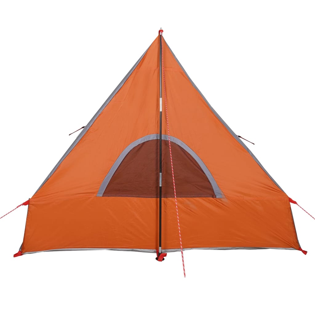 vidaXL Camping Tent A-Frame 2-Person Grey Waterproof