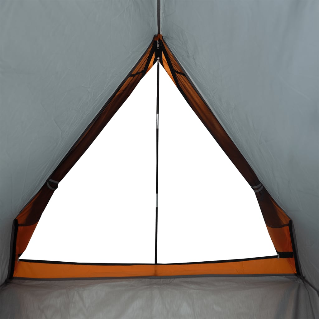 vidaXL Camping Tent A-Frame 2-Person Grey Waterproof