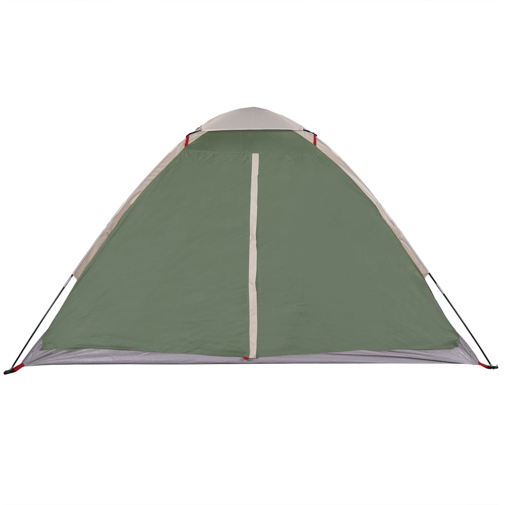 vidaXL Camping Tent Dome 4-Person Green Waterproof