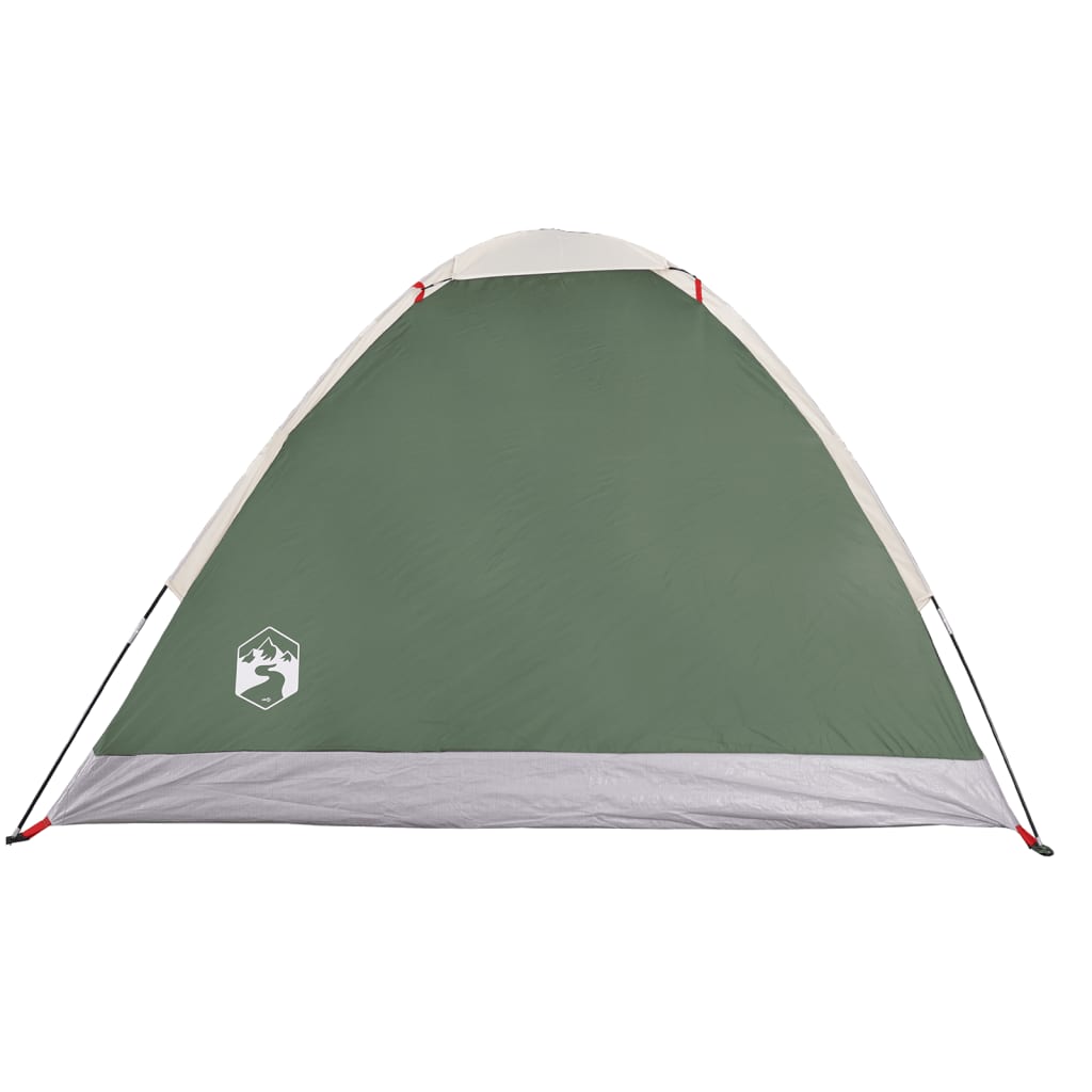 vidaXL Camping Tent Dome 4-Person Green Waterproof