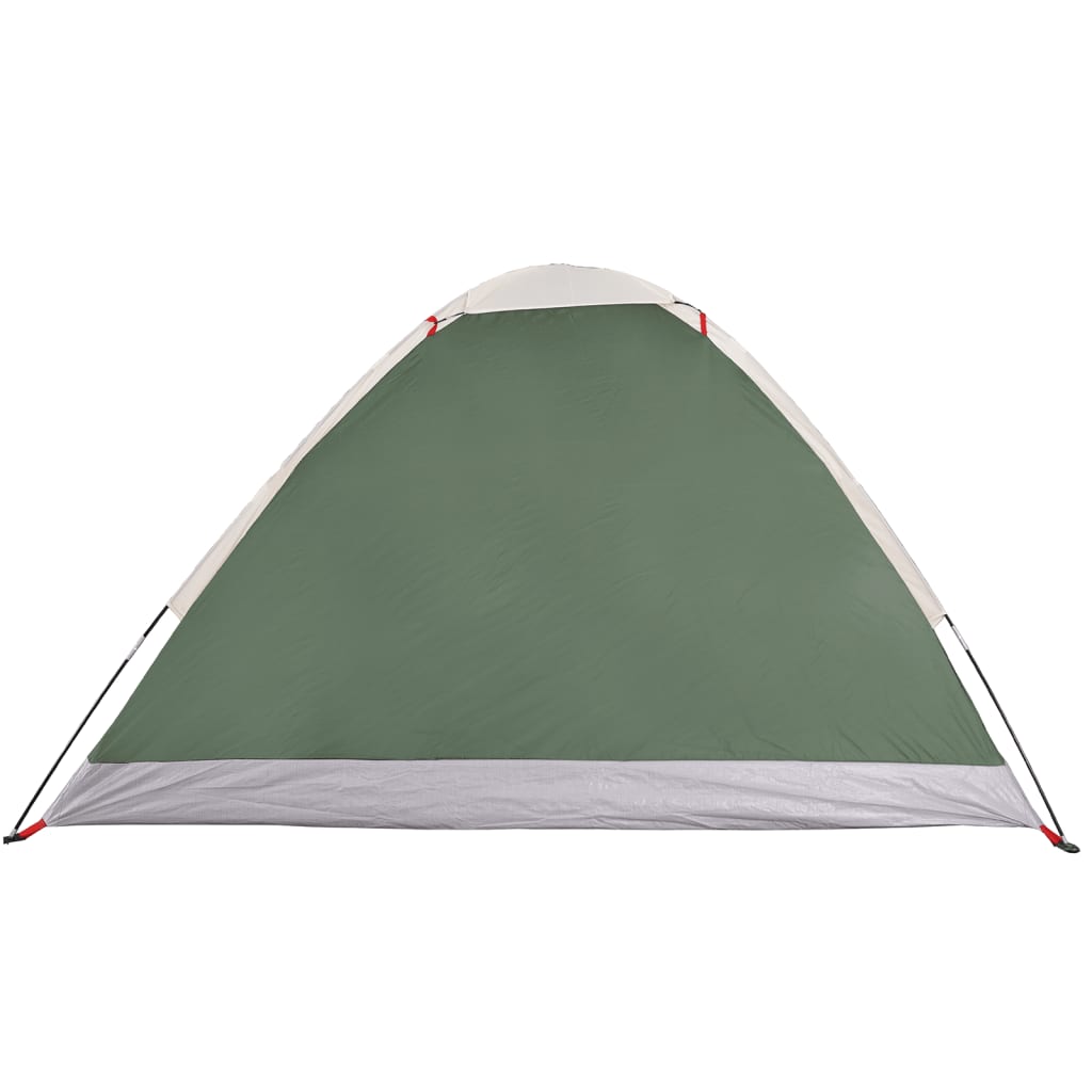 vidaXL Camping Tent Dome 4-Person Green Waterproof