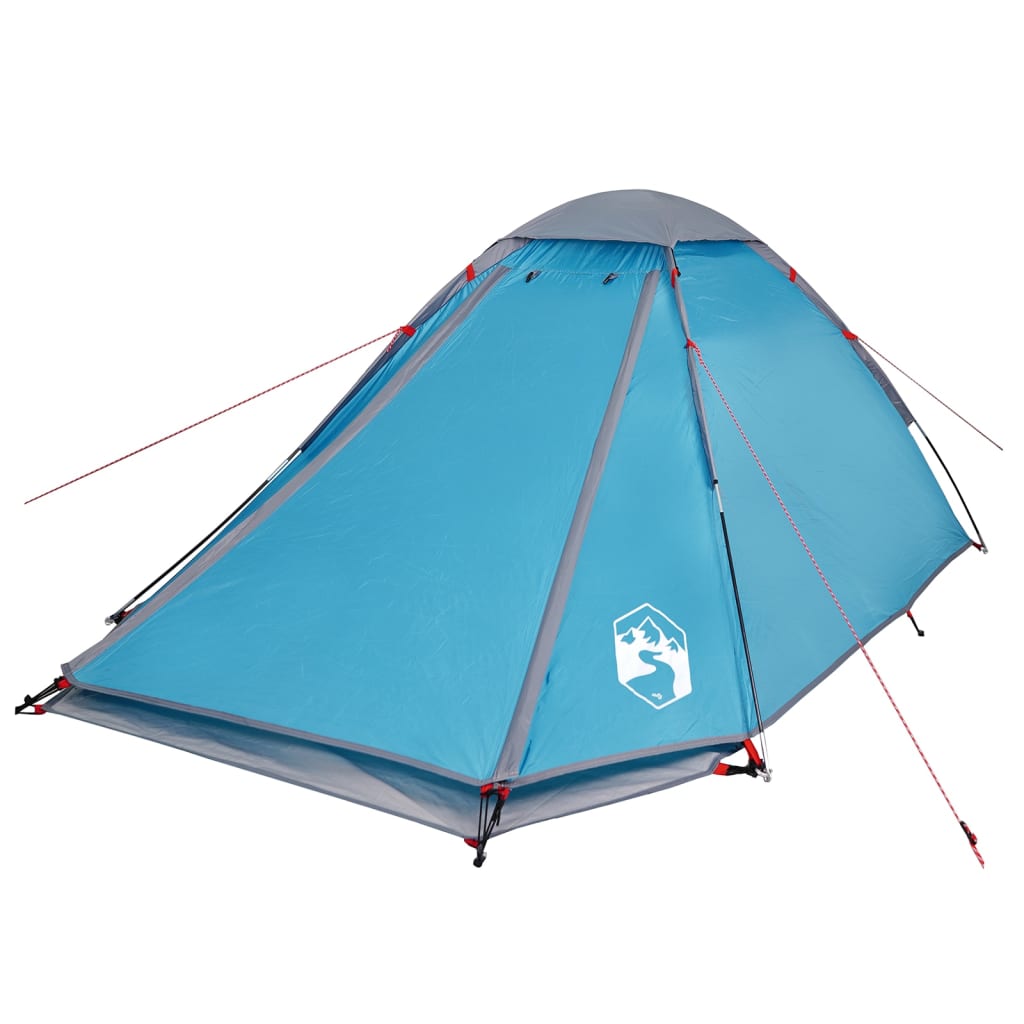 vidaXL Camping Tent Dome 2-Person Blue Waterproof