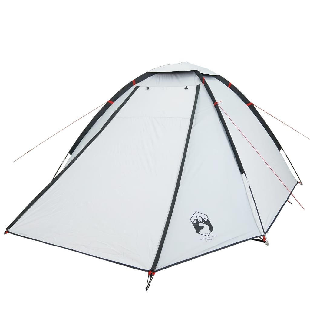 vidaXL Camping Tent Dome 2-Person White Blackout Fabric Waterproof