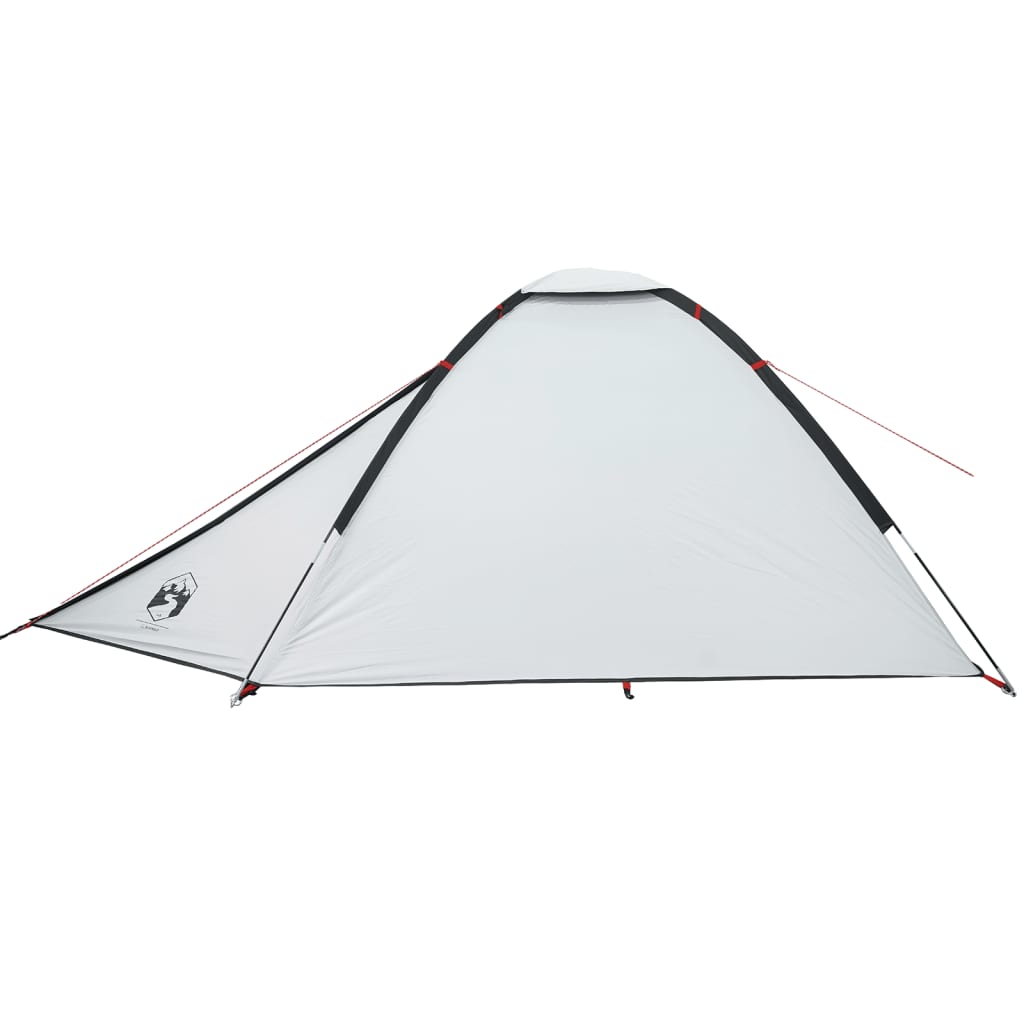 vidaXL Camping Tent Dome 2-Person White Blackout Fabric Waterproof