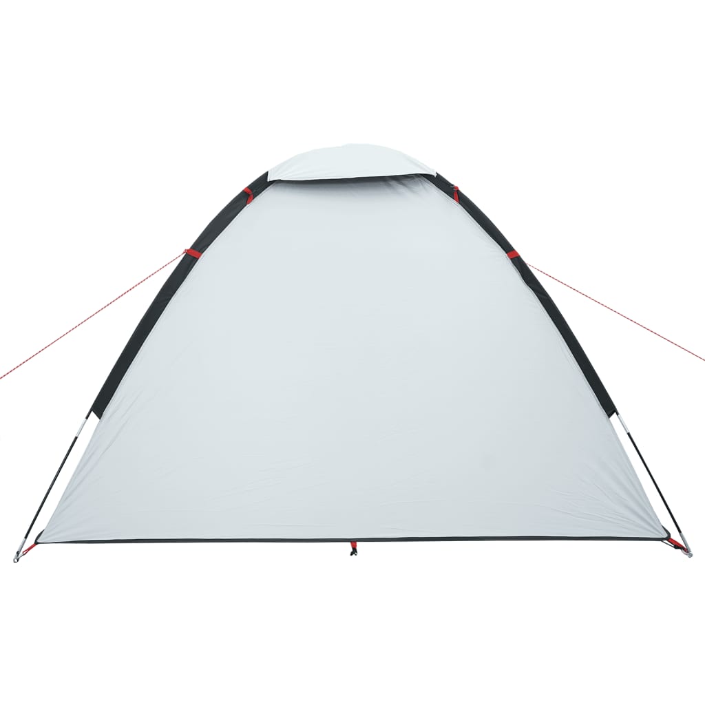 vidaXL Camping Tent Dome 2-Person White Blackout Fabric Waterproof