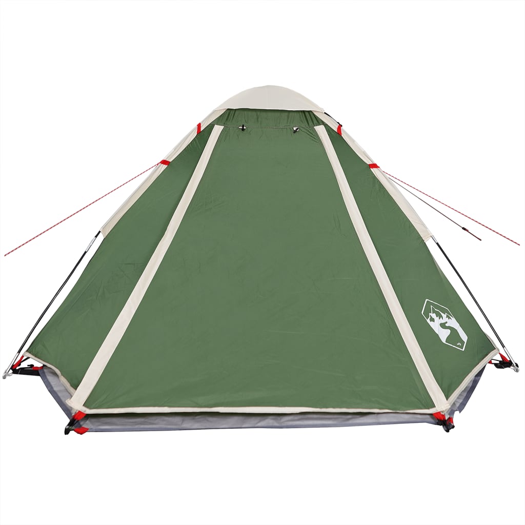 vidaXL Camping Tent Dome 4-Person Green Waterproof