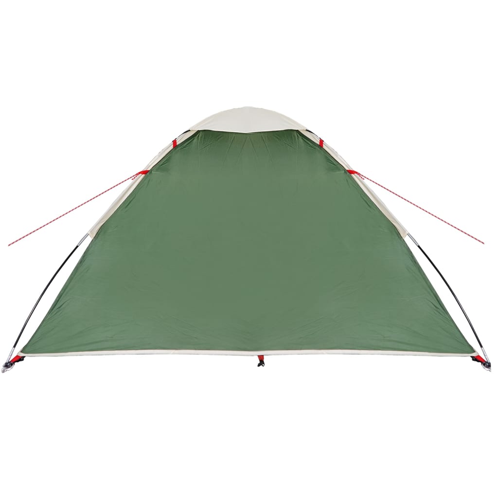 vidaXL Camping Tent Dome 4-Person Green Waterproof