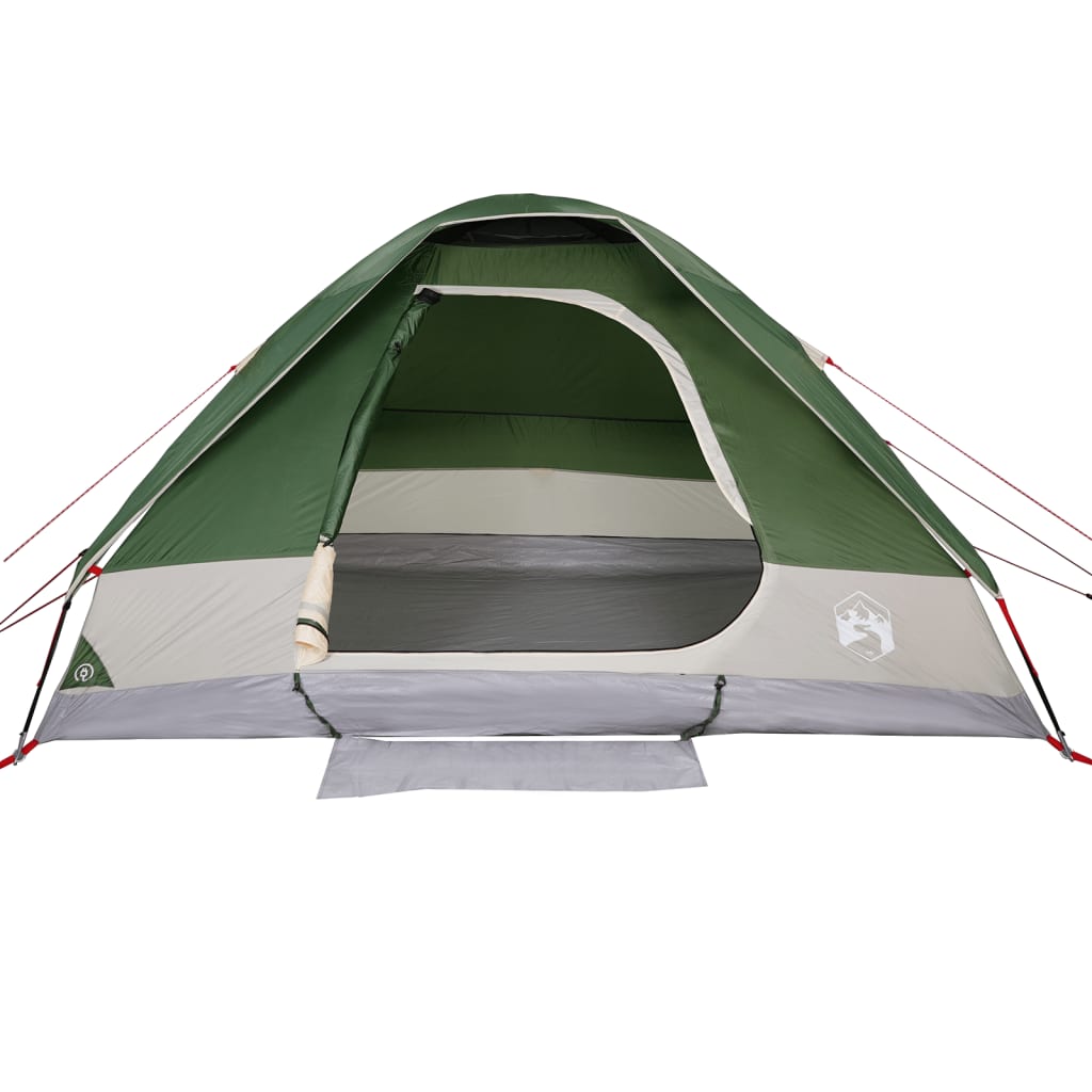 vidaXL Camping Tent Dome 2-Person Green Waterproof