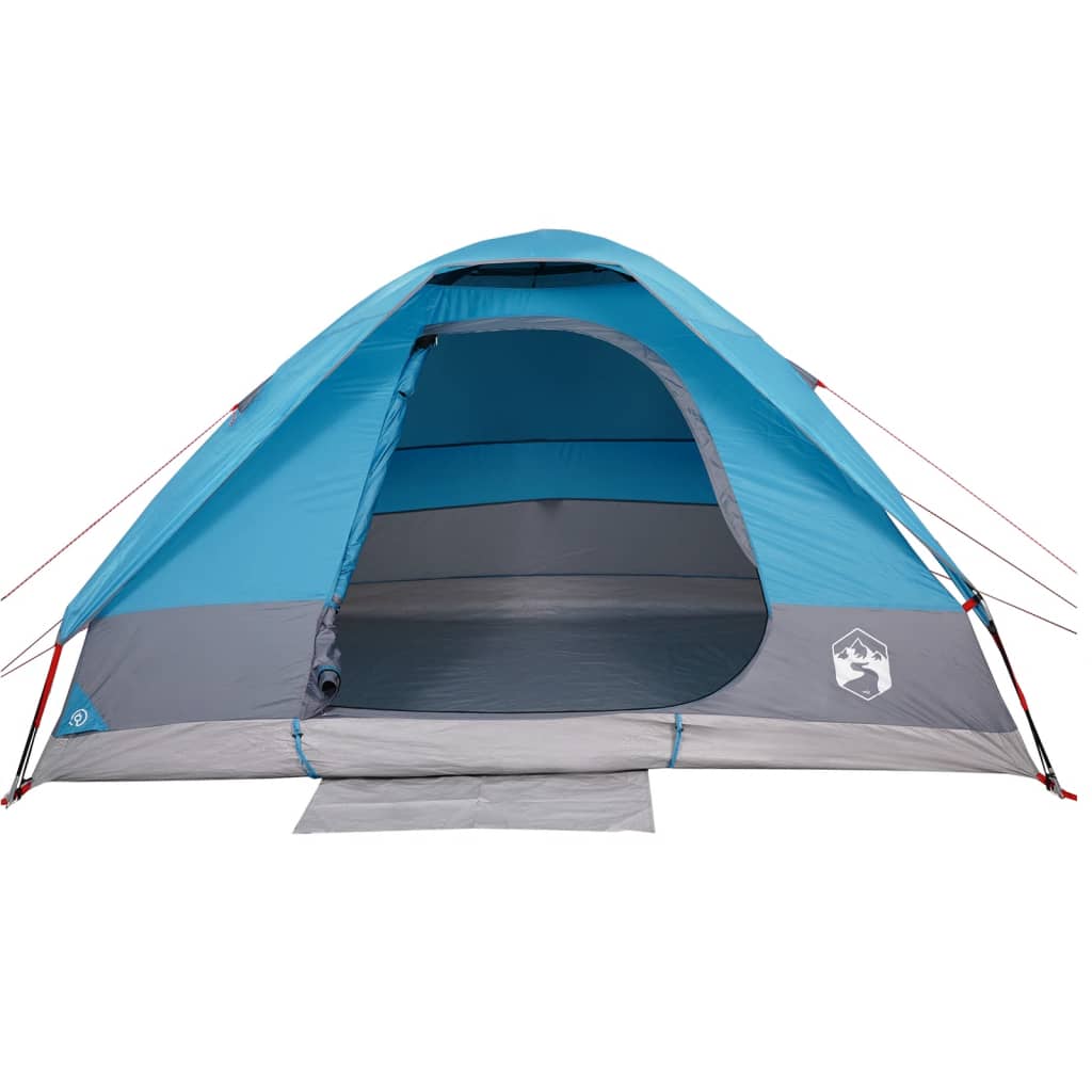 vidaXL Camping Tent Dome 2-Person Blue Waterproof