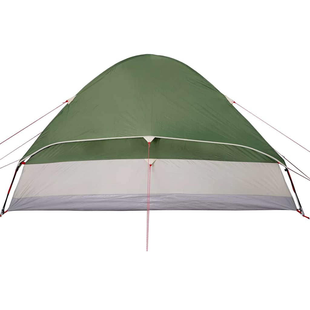 vidaXL Camping Tent Dome 4-Person Green Waterproof