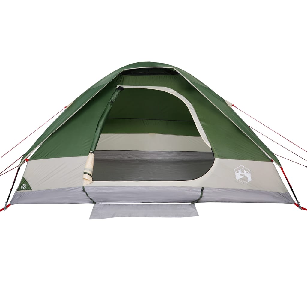 vidaXL Family Tent Dome 6-Person Green Waterproof