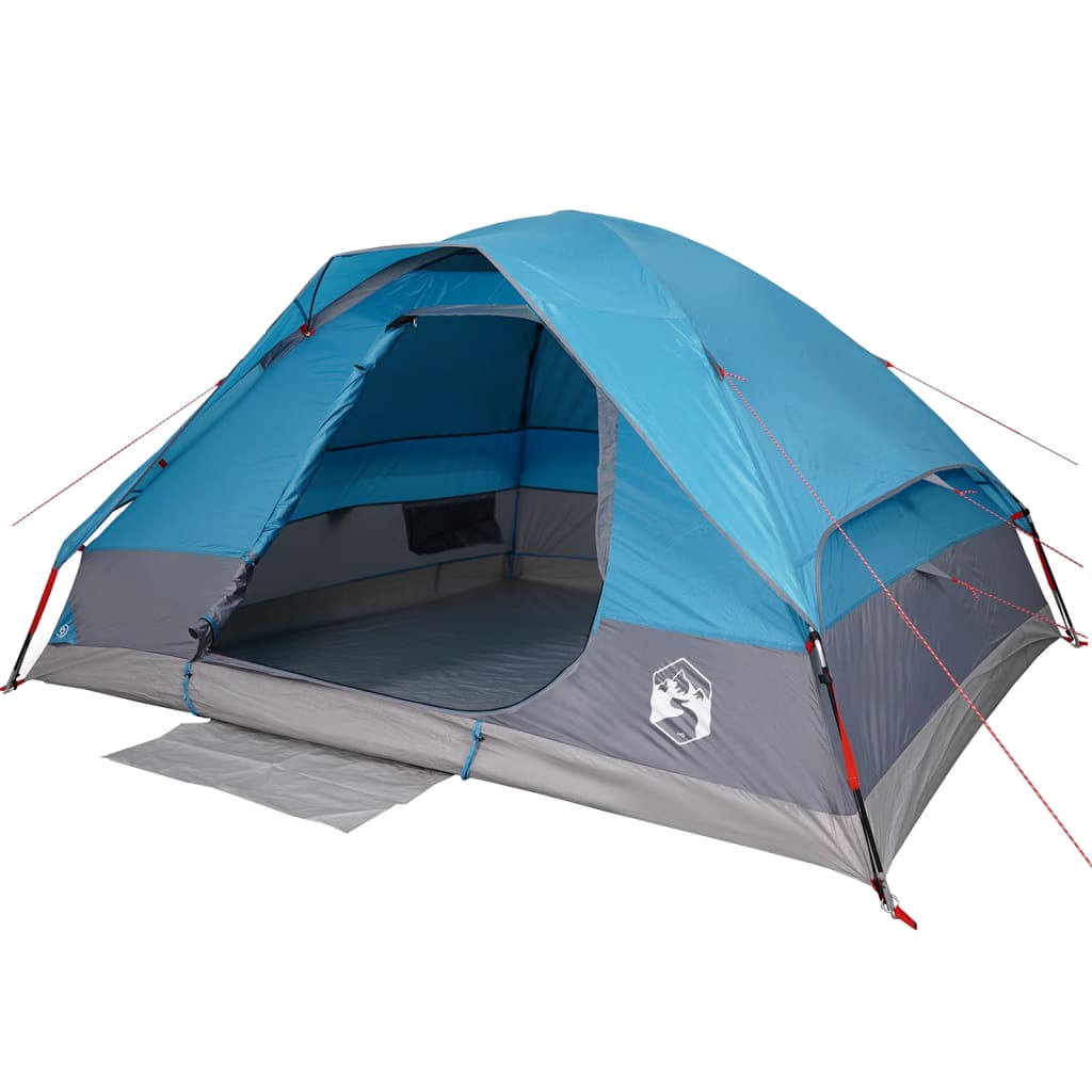 vidaXL Family Tent Dome 6-Person Blue Waterproof