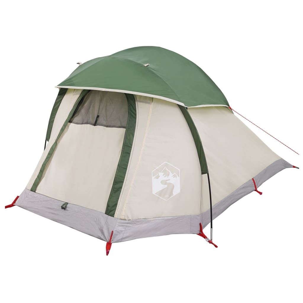 vidaXL Camping Tent Dome 1-Person Green Waterproof