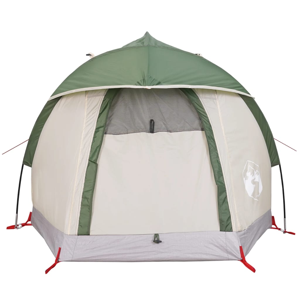 vidaXL Camping Tent Dome 1-Person Green Waterproof