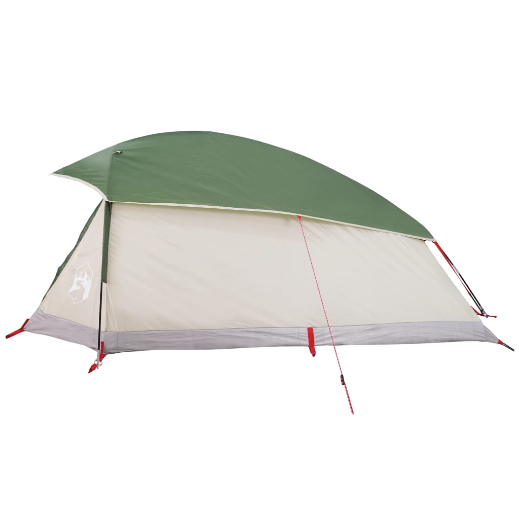 vidaXL Camping Tent Dome 1-Person Green Waterproof