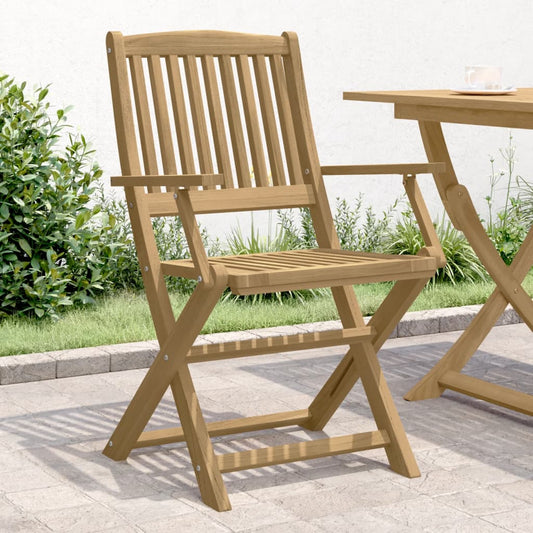 vidaXL Folding Garden Chairs 4 pcs 57.5x54.5x90 cm Solid Wood Acacia