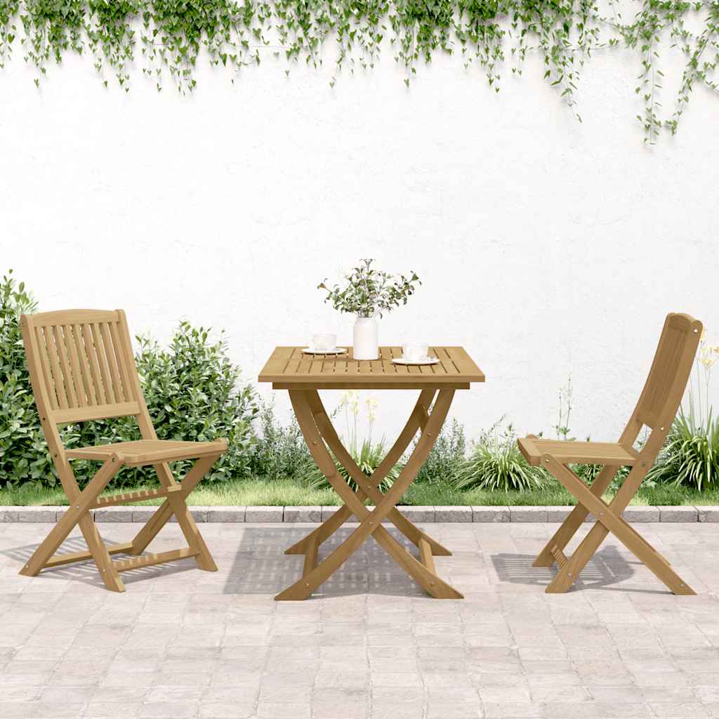 Folding Garden Chairs 2 pcs 44x50x88 cm Solid Wood Acacia
