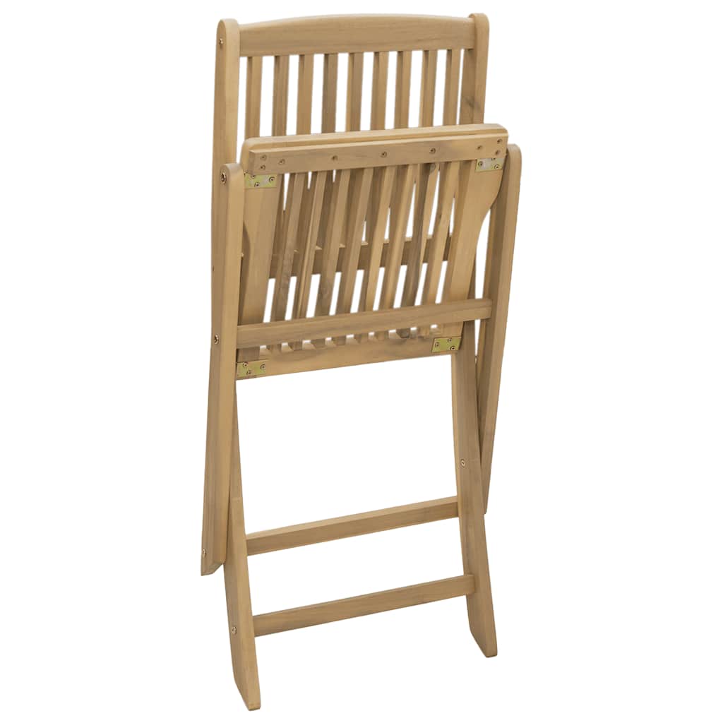 Folding Garden Chairs 2 pcs 44x50x88 cm Solid Wood Acacia
