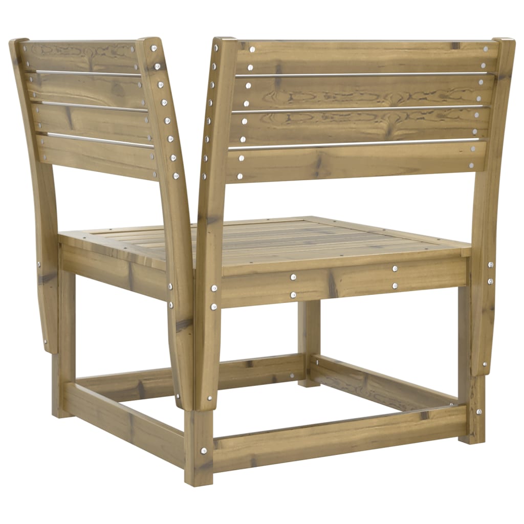 Garden Sofa | Natural Pine | Treated solid pine wood | Single | Modular