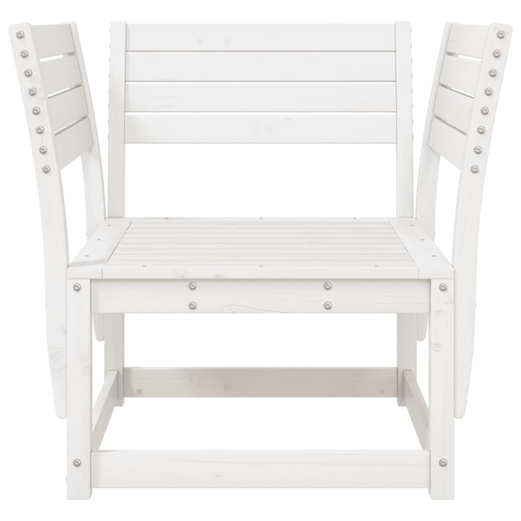 Garden Chair | White | Solid pine wood | Standard | Durable