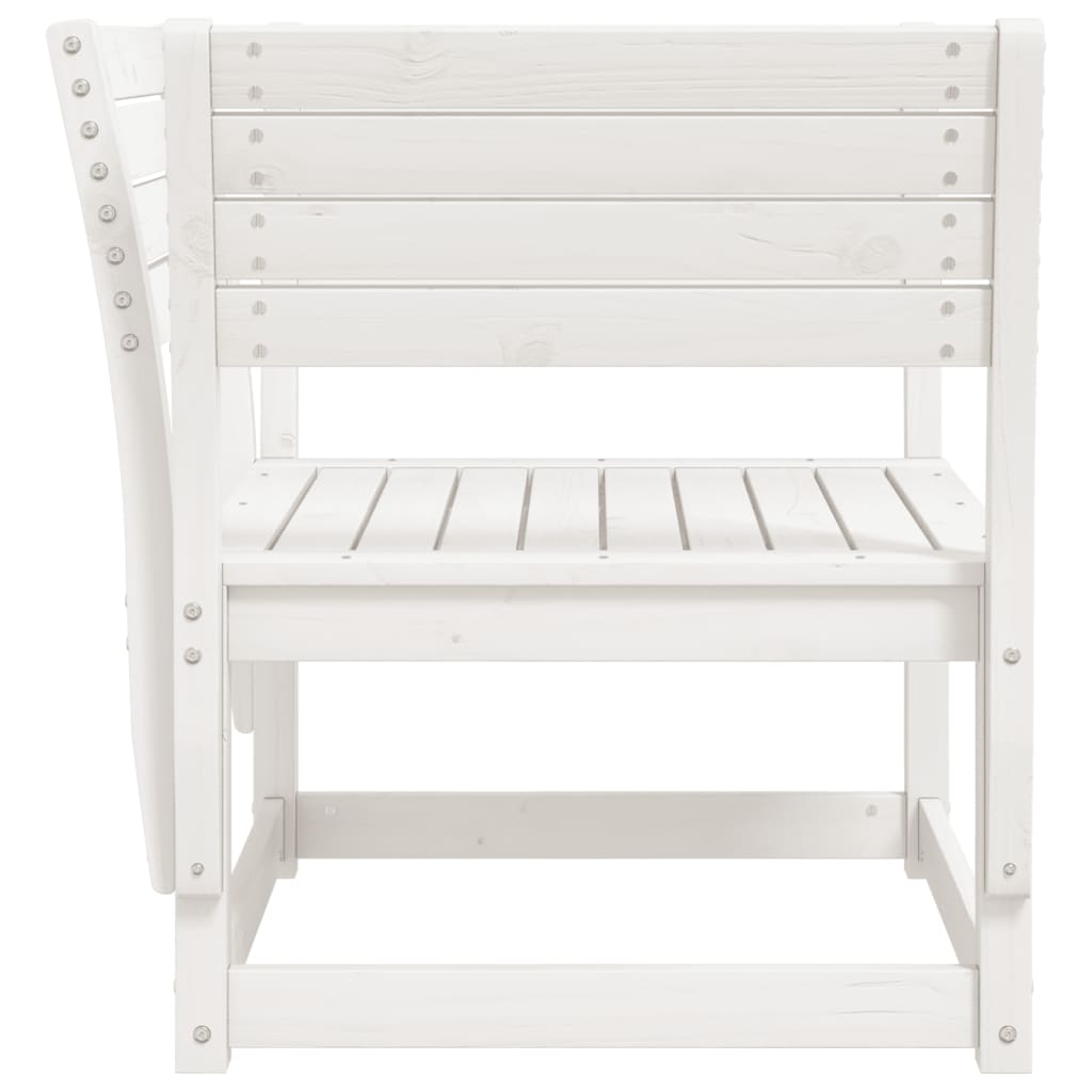 Garden Chair | White | Solid pine wood | Standard | Durable