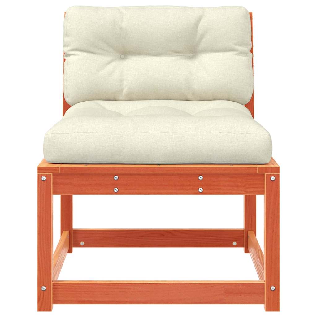 Garden Sofa | Set of 2 | Wax Brown | Solid Pine Wood | Standard | Modular