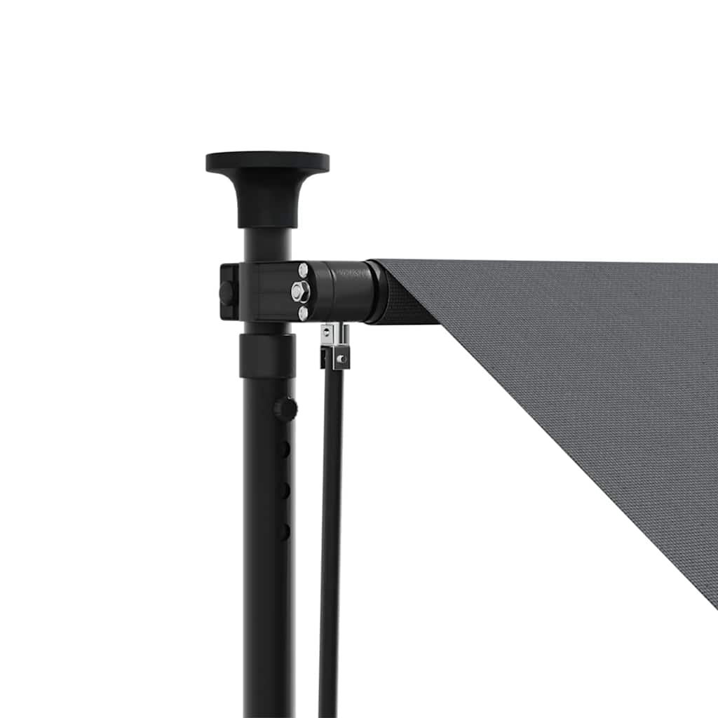 Retractable Awning Anthracite 150x150 cm Fabric and Steel