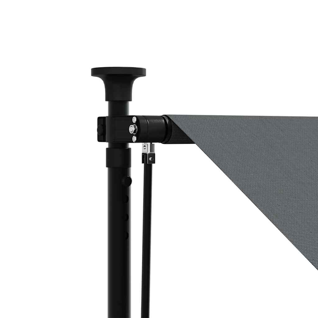 vidaXL Retractable Awning Anthracite 300x150 cm Fabric and Steel