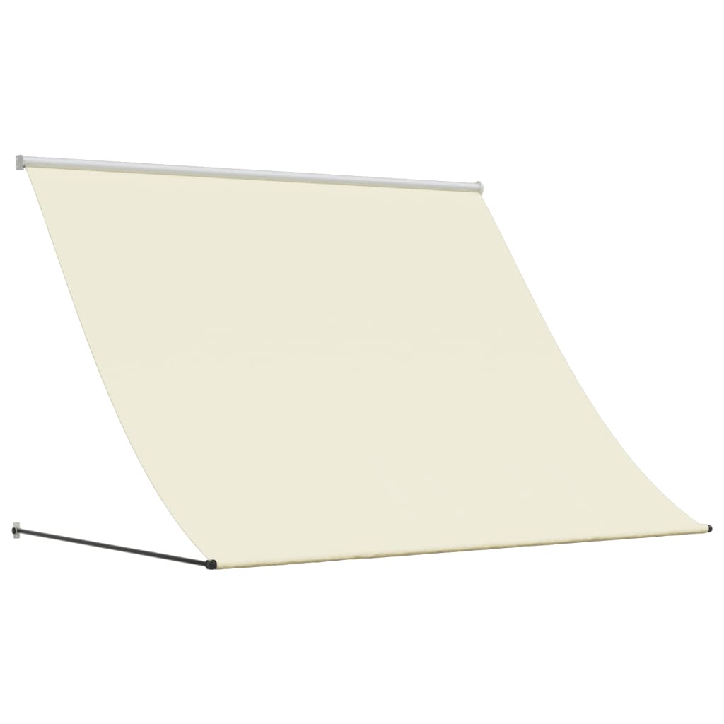 vidaXL Retractable Awning Cream 250x150 cm Fabric and Steel