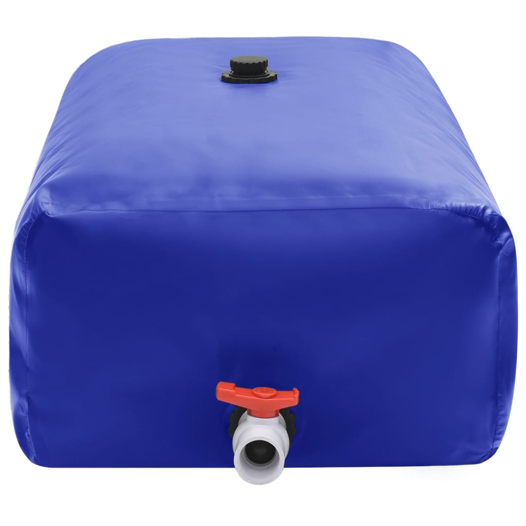 vidaXL Water Tank with Tap Foldable 670 L PVC