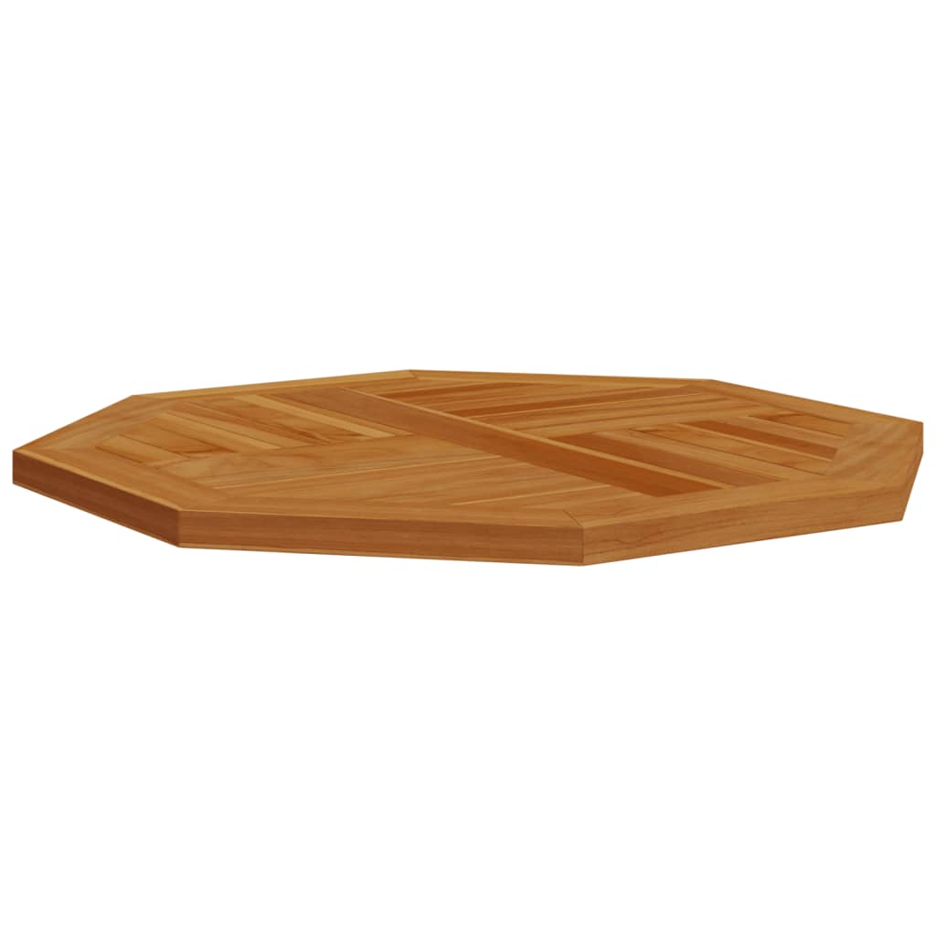 vidaXL Table Top 60x60x2.5 cm Octagonal Solid Wood Teak