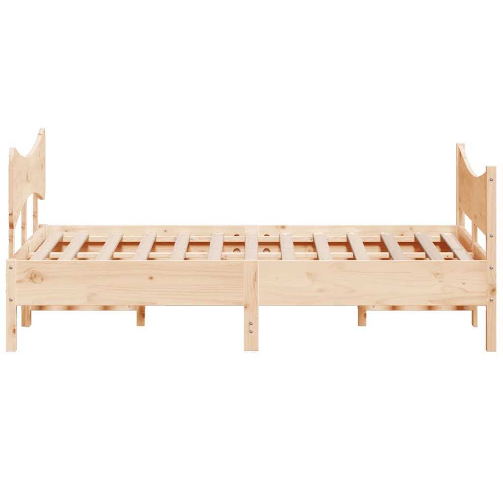 vidaXL Bed Frame without Mattress 160x200 cm Solid Wood Pine