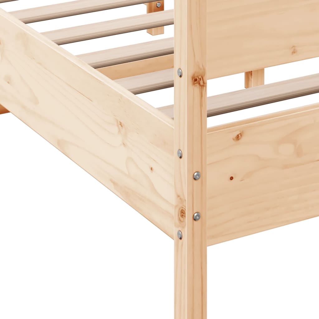 vidaXL Bed Frame without Mattress 160x200 cm Solid Wood Pine