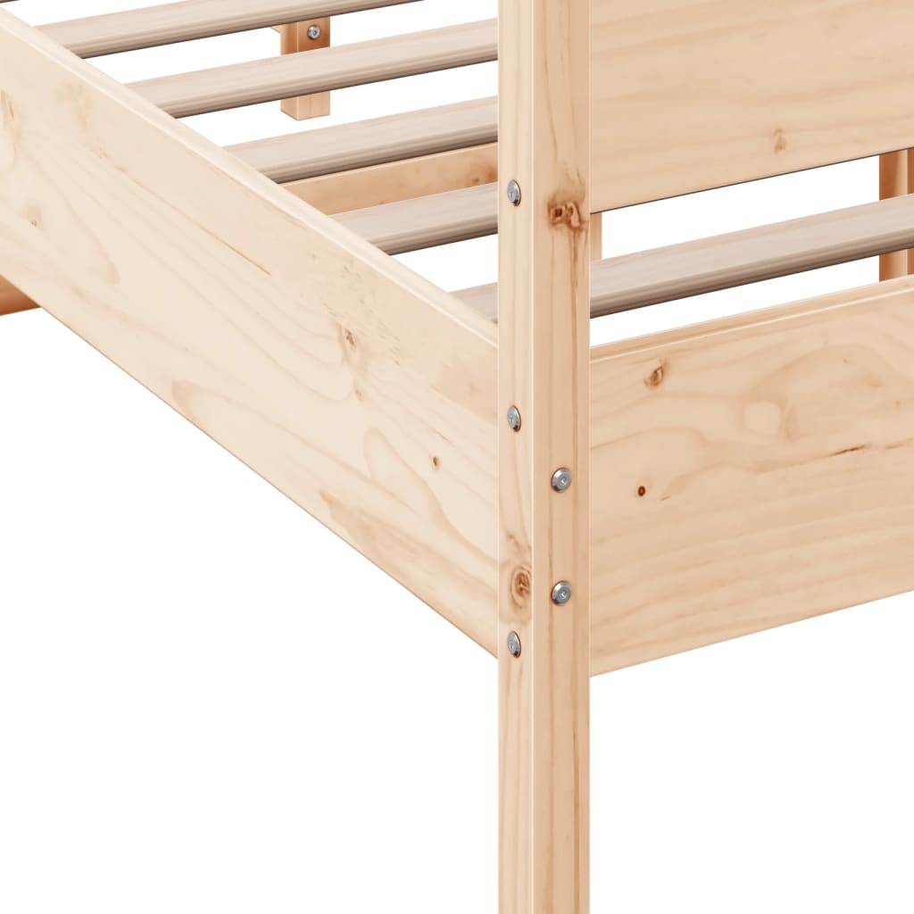 vidaXL Bed Frame without Mattress 120x200 cm Solid Wood Pine