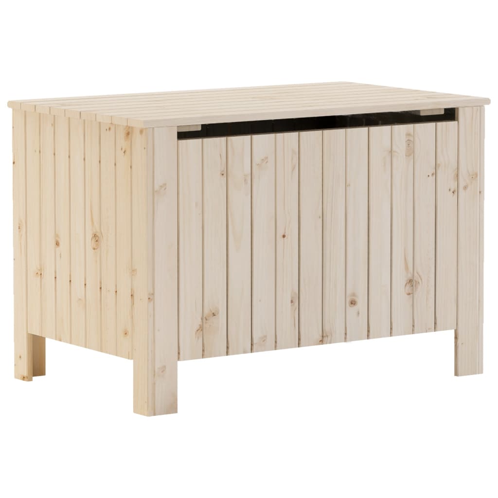 vidaXL Storage Box with Lid RANA 80x49x54 cm Solid Wood Pine