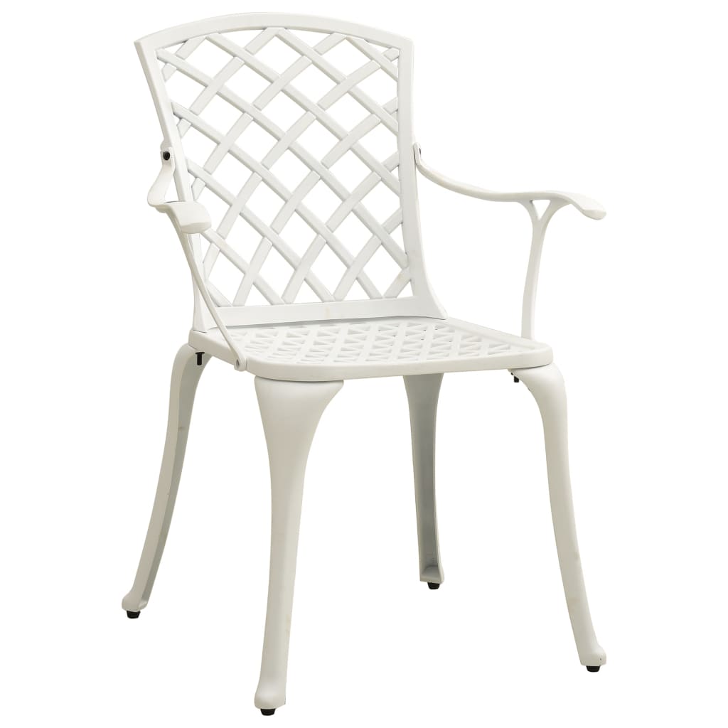 Garden Chair | White | Cast aluminium | Medium | Ergonomic | Garden Chair