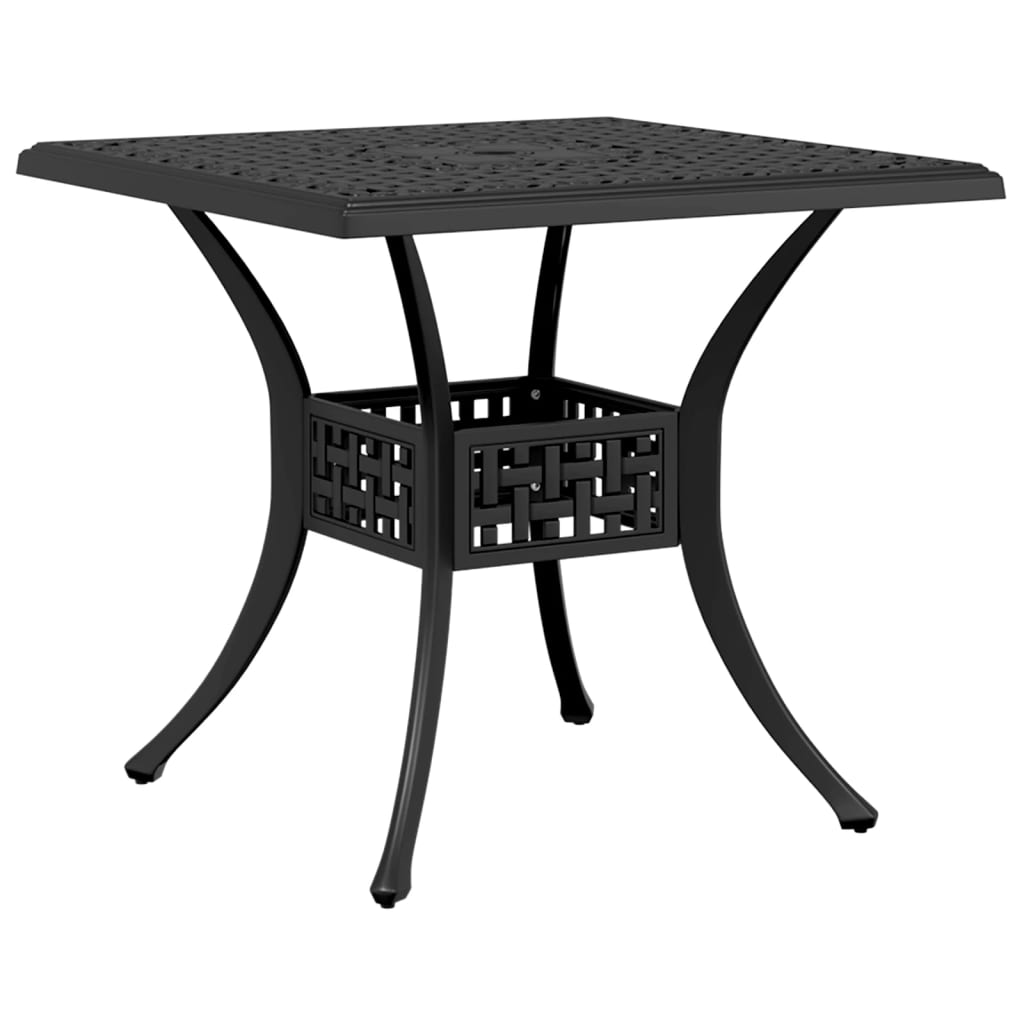 Garden Dining Set | Black | Cast Aluminium | Medium | Durable