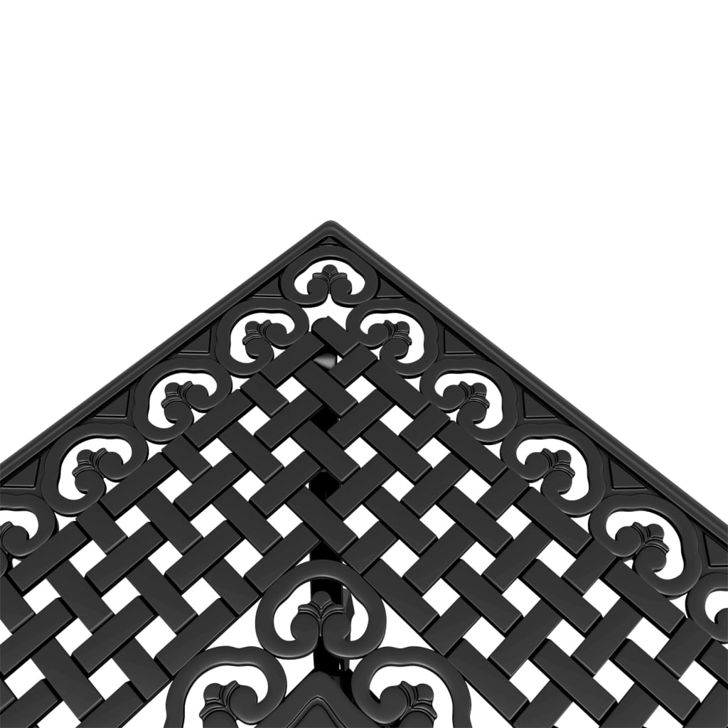 Garden Dining Set | Black | Cast Aluminium | Medium | Durable