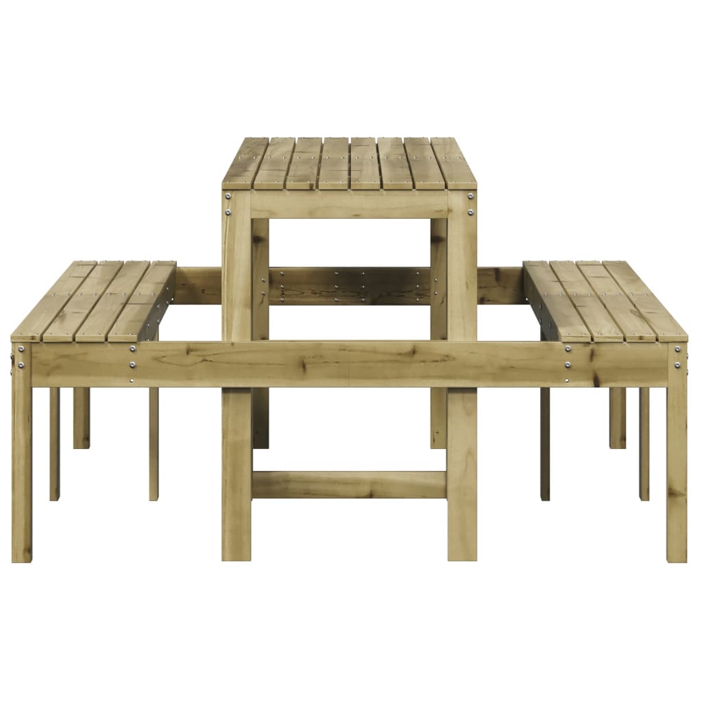 vidaXL Picnic Table 160x134x75 cm Impregnated Wood Pine