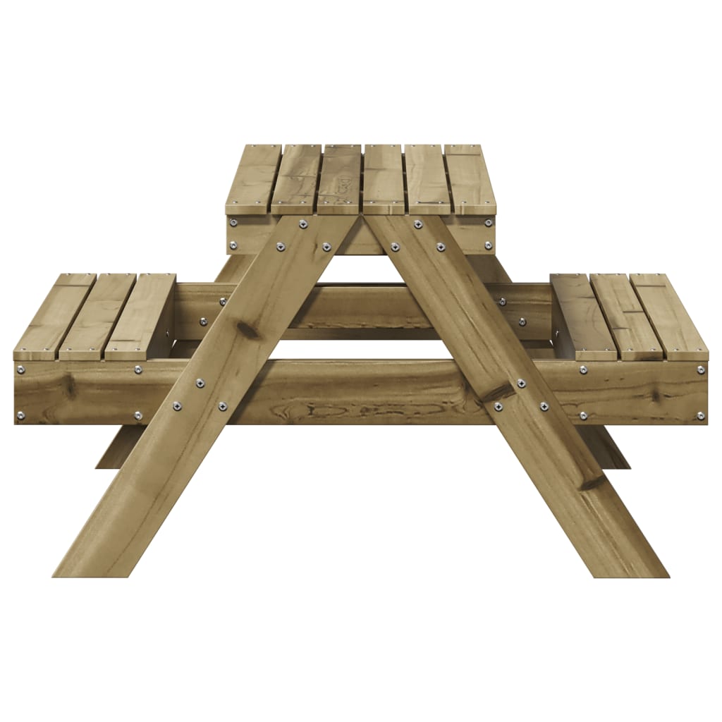 vidaXL Picnic Table for Kids 88x97x52 cm Impregnated Wood Pine