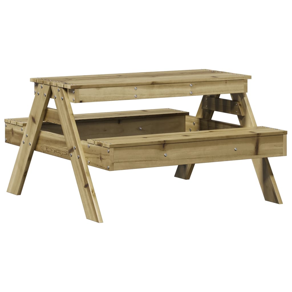 vidaXL Picnic Table for Kids 88x97x52 cm Impregnated Wood Pine