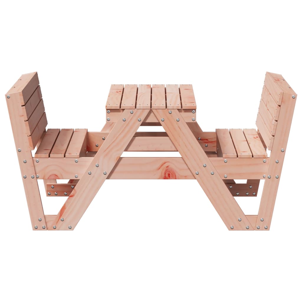 vidaXL Picnic Table for Kids 88x122x58 cm Solid Wood Douglas