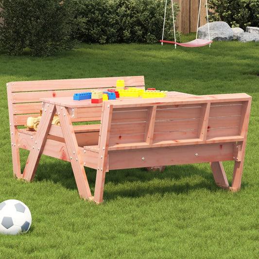 vidaXL Picnic Table for Kids 88x122x58 cm Solid Wood Douglas